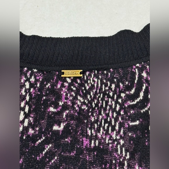 St John Sport geometric sleeveless tank top Size small - Picture 4 of 9